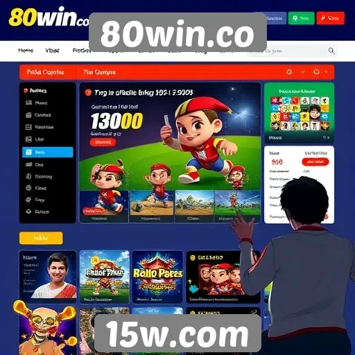 Experiência do usuário no site 80win.co